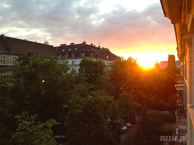 Ochocianie na balkonie, Warszawa, Stara Ochota