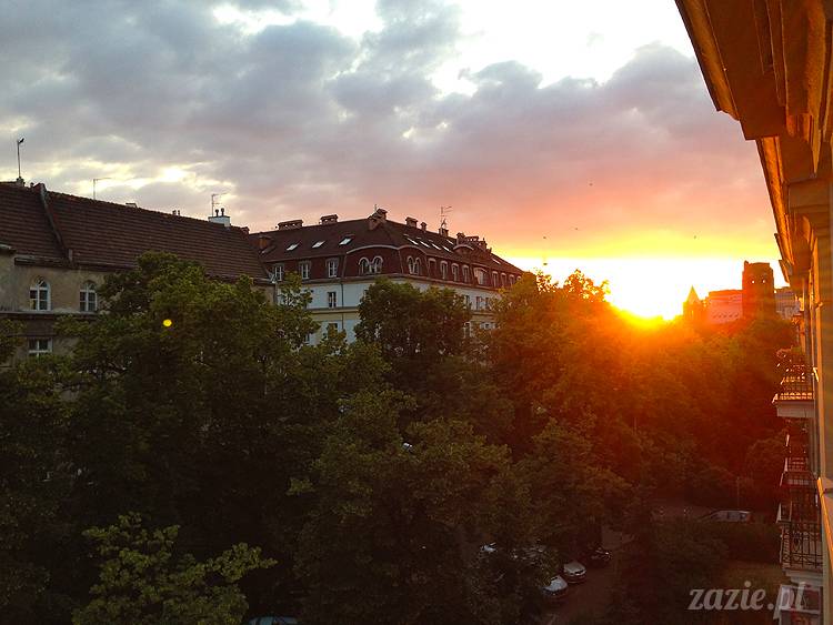 Ochocianie na balkonie, Warszawa, Stara Ochota