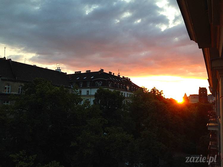 Ochocianie na balkonie, Warszawa, Stara Ochota