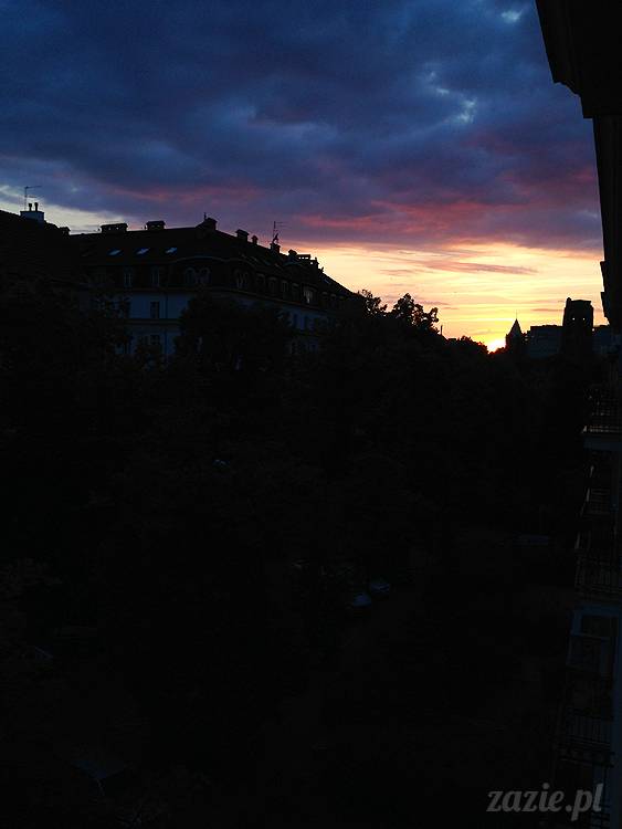 Ochocianie na balkonie, Warszawa, Stara Ochota