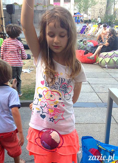 zajęcia dla dzieci, recyklingowe warsztaty plastyczne dla dzieci i rodziców, prowadzenie Olga Zazie i Syd Breslauer, organizator Cafe Kulturalna