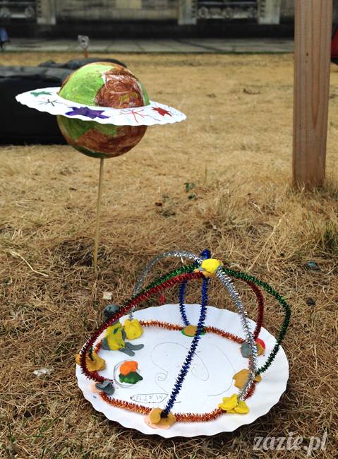 zajęcia dla dzieci, recyklingowe warsztaty plastyczne dla dzieci i rodziców, prowadzenie Olga Zazie i Syd Breslauer, organizator Cafe Kulturalna