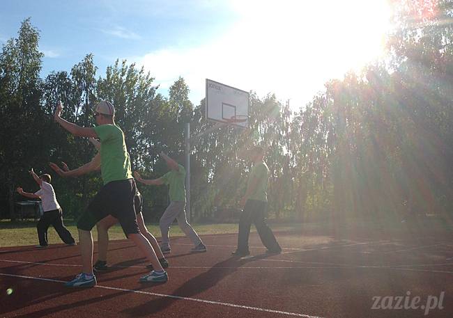 Waplewo, Maróz, obóz kung-fu i tai chi, Zazie Syd Kumok i Miszur