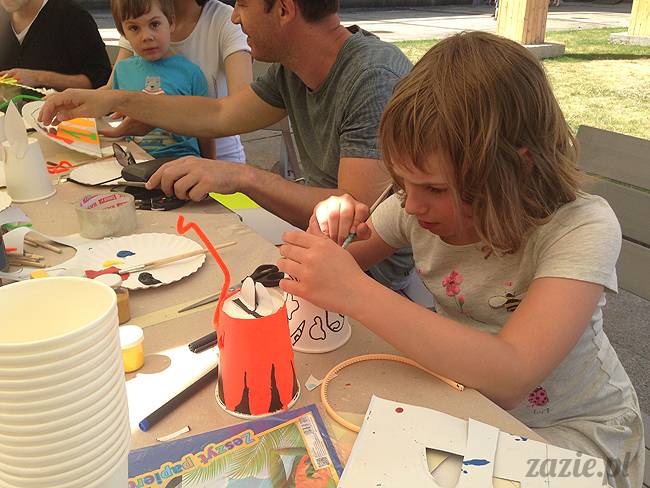 warsztaty plastyczne recyklingowe diy dla dzieci i dorosłych prowadzą Zazie i Syd