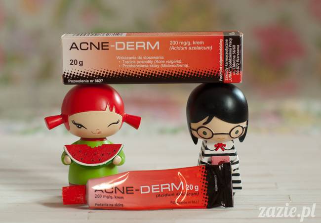 recenzje i testy kosmetyków, opinie o kosmetykach,acne derm, acne derm krem z kwasem_azelainowym