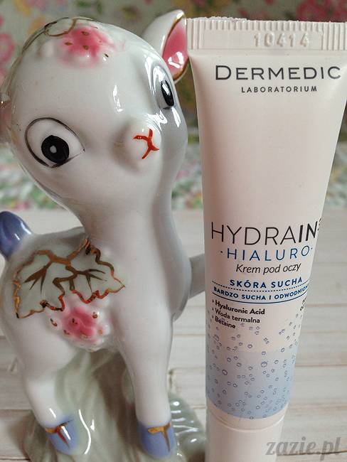 skład i opinie DERMEDIC Hydrain3 Hialuro Nawilżający krem pod oczy