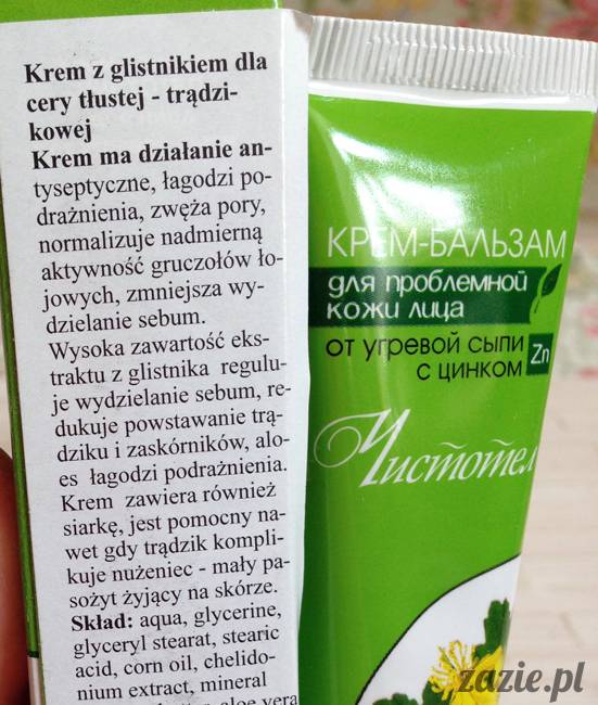 blog kosmetyczny, recenzje i testy kosmetyków, opinie o kosmetykach, eliksir krem z glistnikiem cera tlusta tradzikowa