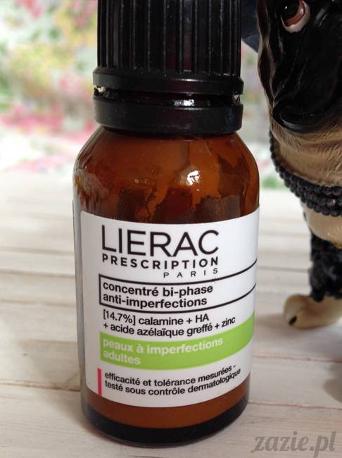 blog kosmetyczny, recenzje i testy kosmetyków, opinie o kosmetykach, lierac prescription koncentrat dwufazowy przeciw niedoskonalosciom
