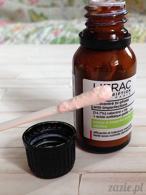 blog kosmetyczny, recenzje i testy kosmetyków, opinie o kosmetykach, lierac prescription koncentrat dwufazowy przeciw niedoskonalosciom