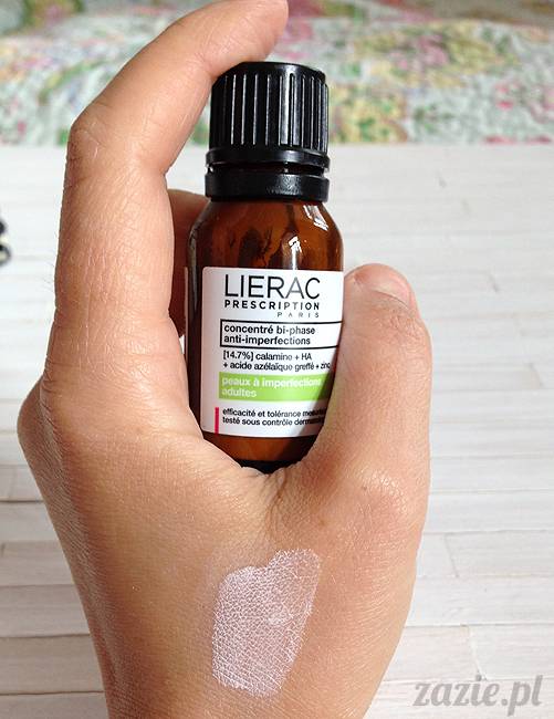 blog kosmetyczny, recenzje i testy kosmetyków, opinie o kosmetykach, lierac prescription koncentrat dwufazowy przeciw niedoskonalosciom