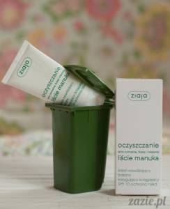[recenzja] Ziaja, Liście Manuka – krem nawilżający balans, korygująco-ściągający, SPF10