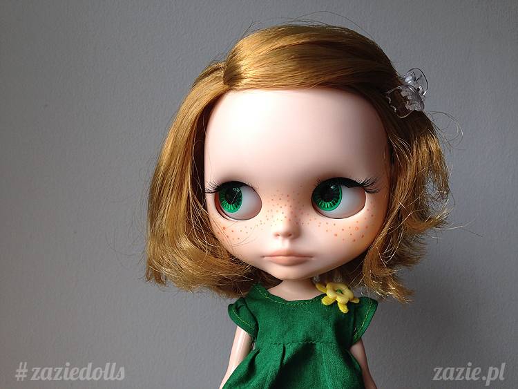lalka Blythe na sprzedaż, sprzedam lalkę Blythe, custom Blythe doll for adoption, Zazie Custom Blythe Dolls