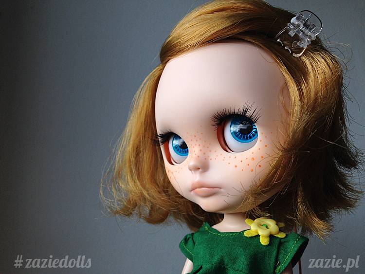 lalka Blythe na sprzedaż, sprzedam lalkę Blythe, custom Blythe doll for adoption, Zazie Custom Blythe Dolls