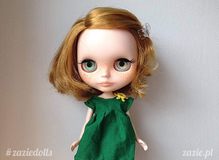 lalka Blythe na sprzedaż, sprzedam lalkę Blythe, custom Blythe doll for adoption, Zazie Custom Blythe Dolls
