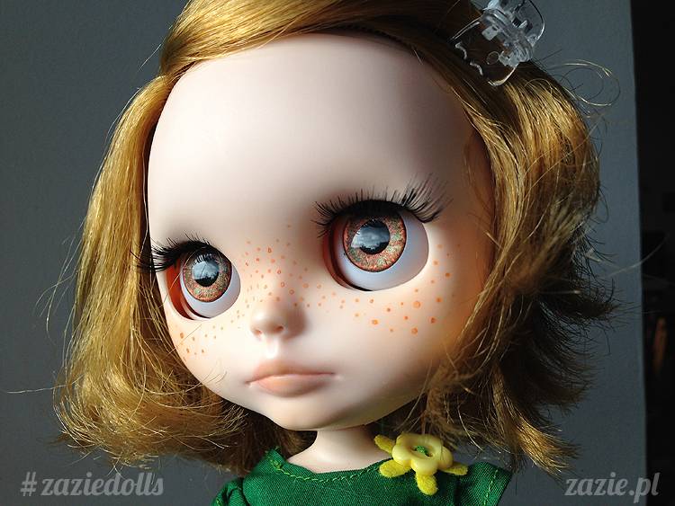 lalka Blythe na sprzedaż, sprzedam lalkę Blythe, custom Blythe doll for adoption, Zazie Custom Blythe Dolls