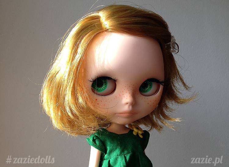 lalka Blythe na sprzedaż, sprzedam lalkę Blythe, custom Blythe doll for adoption, Zazie Custom Blythe Dolls