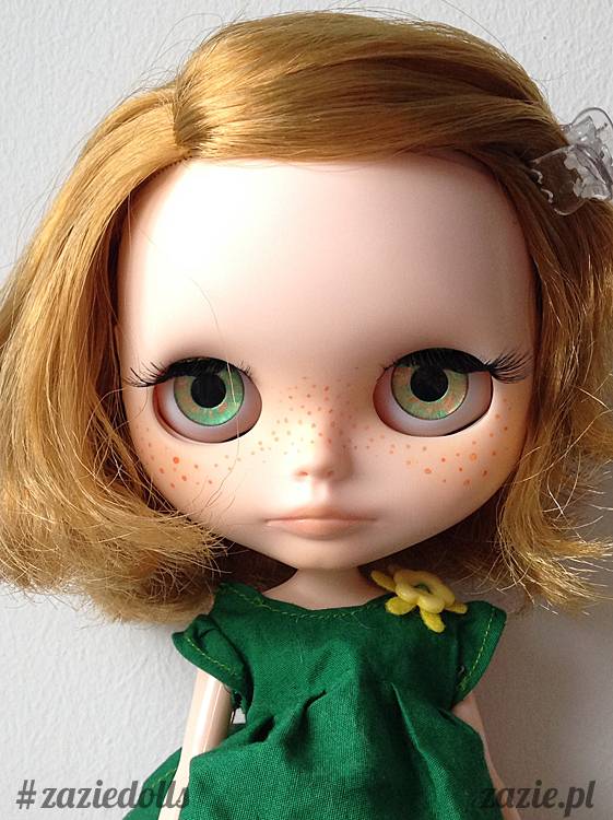 lalka Blythe na sprzedaż, sprzedam lalkę Blythe, custom Blythe doll for adoption, Zazie Custom Blythe Dolls