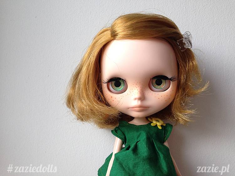 lalka Blythe na sprzedaż, sprzedam lalkę Blythe, custom Blythe doll for adoption, Zazie Custom Blythe Dolls