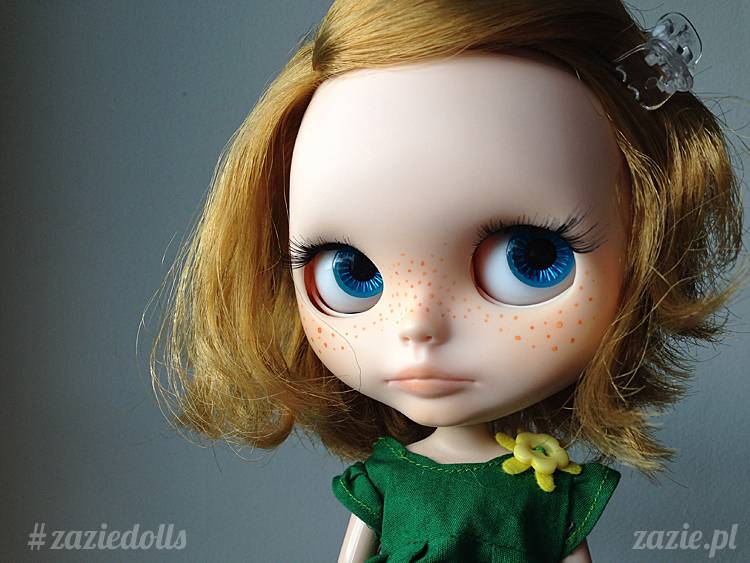 lalka Blythe na sprzedaż, sprzedam lalkę Blythe, custom Blythe doll for adoption, Zazie Custom Blythe Dolls