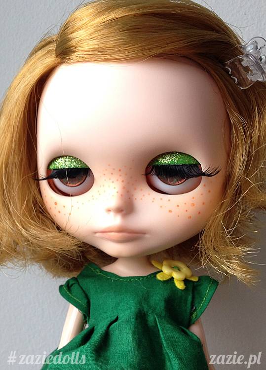 lalka Blythe na sprzedaż, sprzedam lalkę Blythe, custom Blythe doll for adoption, Zazie Custom Blythe Dolls