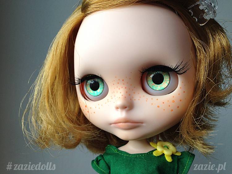 lalka Blythe na sprzedaż, sprzedam lalkę Blythe, custom Blythe doll for adoption, Zazie Custom Blythe Dolls