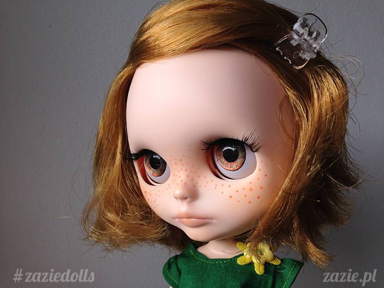 lalka Blythe na sprzedaż, sprzedam lalkę Blythe, custom Blythe doll for adoption, Zazie Custom Blythe Dolls