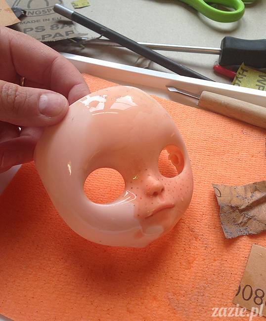 Rarka Orka aka mały Kasztan, Blythe Simply Chocolate, Zazie Custom Blythe Dolls