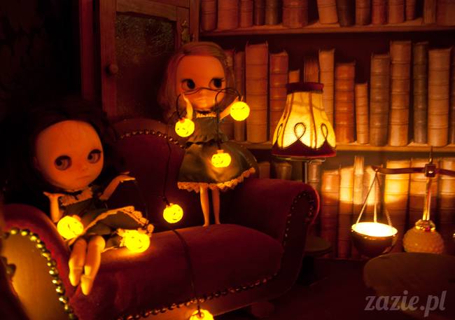 Dolly Halloween, custom Blythe doll, Zazie Dolls, lalka Blythe, lalka Blajt