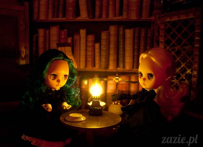 Dolly Halloween, custom Blythe doll, Zazie Dolls, lalka Blythe, lalka Blajt