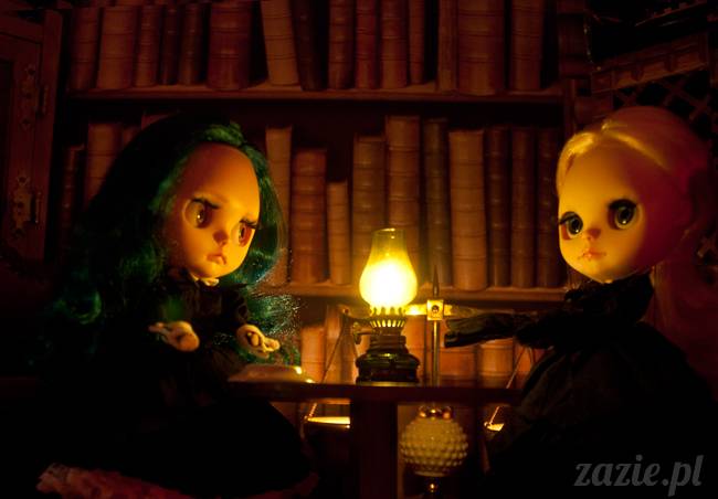 Dolly Halloween, custom Blythe doll, Zazie Dolls, lalka Blythe, lalka Blajt