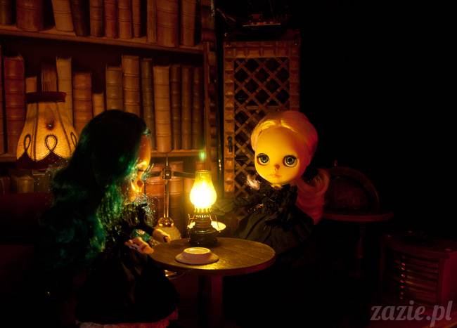 Dolly Halloween, custom Blythe doll, Zazie Dolls, lalka Blythe, lalka Blajt