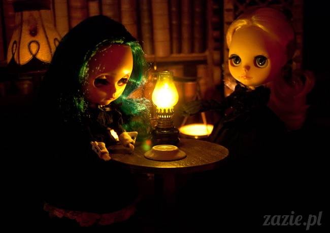 Dolly Halloween, custom Blythe doll, Zazie Dolls, lalka Blythe, lalka Blajt