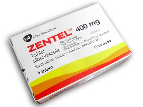 zentel-albendazol
