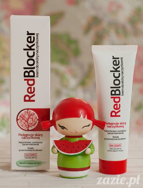 blog kosmetyczny, recenzje i testy kosmetyków, opinie o kosmetykach,, krem korygujący na naczynka, przeciw zaczerwienieniom, aflofarm redblocker krem do skory naczynkowej