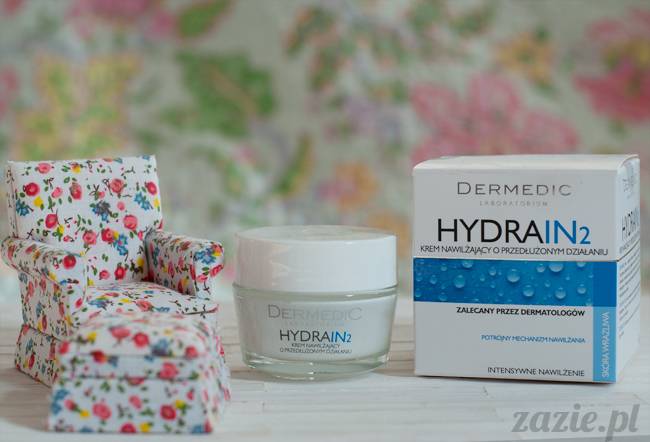 blog kosmetyczny, recenzje i testy kosmetyków, opinie o kosmetykach, Dermedic, HydraIN 2, Krem nawilżający o przedłużonym działaniu