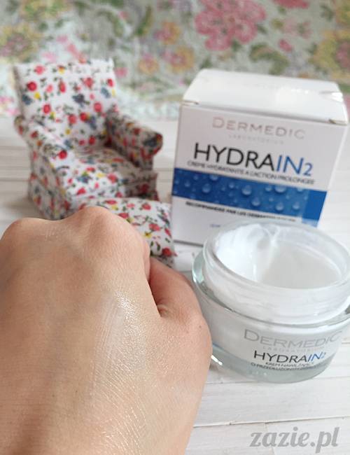 blog kosmetyczny, recenzje i testy kosmetyków, opinie o kosmetykach, Dermedic, HydraIN 2, Krem nawilżający o przedłużonym działaniu