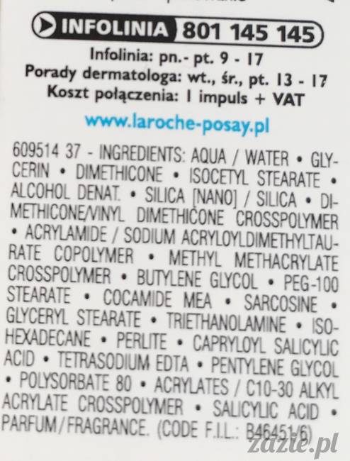 blog kosmetyczny, recenzje i testy kosmetyków, opinie o kosmetykach, la roche posay effaclar mat sebo regulujacy krem nawilzajacy