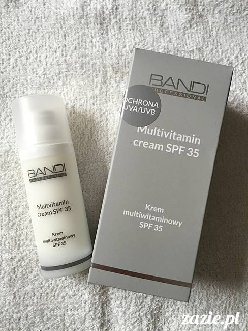 blog kosmetyczny, recenzje i testy kosmetyków, opinie o kosmetykach, leczenie trądziku, cera tłusta, cera problematyczna z niedoskonałościami,Bandi Krem multiwitaminowy SPF30