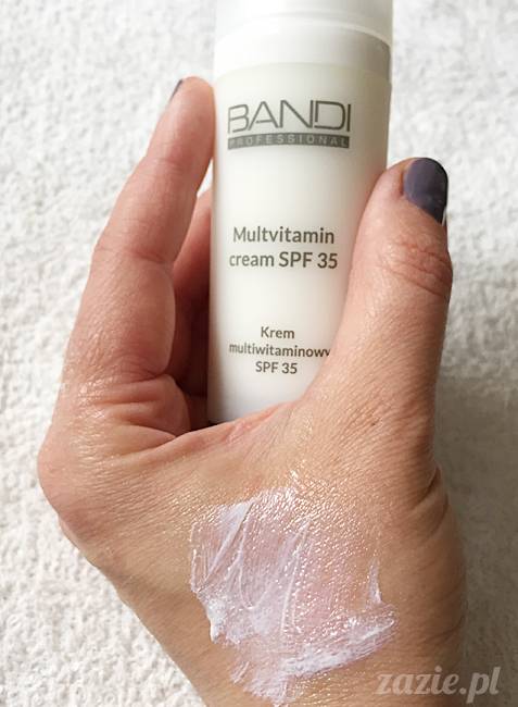 blog kosmetyczny, recenzje i testy kosmetyków, opinie o kosmetykach, leczenie trądziku, cera tłusta, cera problematyczna z niedoskonałościami,Bandi Krem multiwitaminowy SPF30