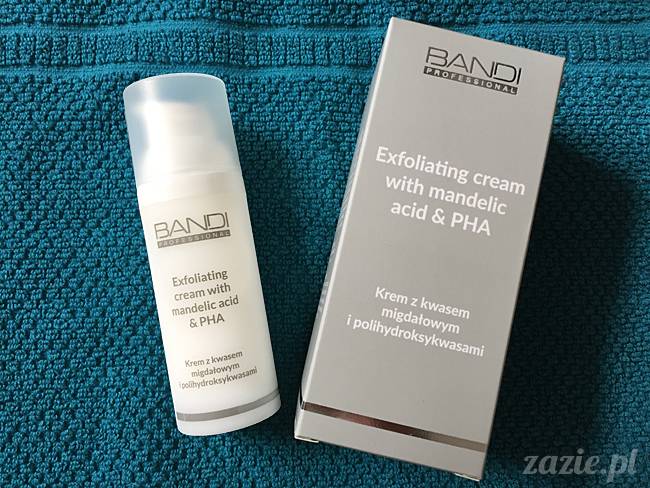 blog kosmetyczny, recenzje i testy kosmetyków, opinie o kosmetykach, leczenie trądziku, cera tłusta, cera problematyczna z niedoskonałościami, Bandi Professionals Krem z kwasem migdałowym i polihydroksykwasami