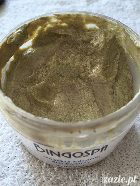 blog kosmetyczny, recenzje i testy kosmetyków, opinie o kosmetykach, leczenie trądziku, cera tłusta, cera problematyczna z niedoskonałościami, Bingo Spa, Maska błotna do twarzy z kolagenem