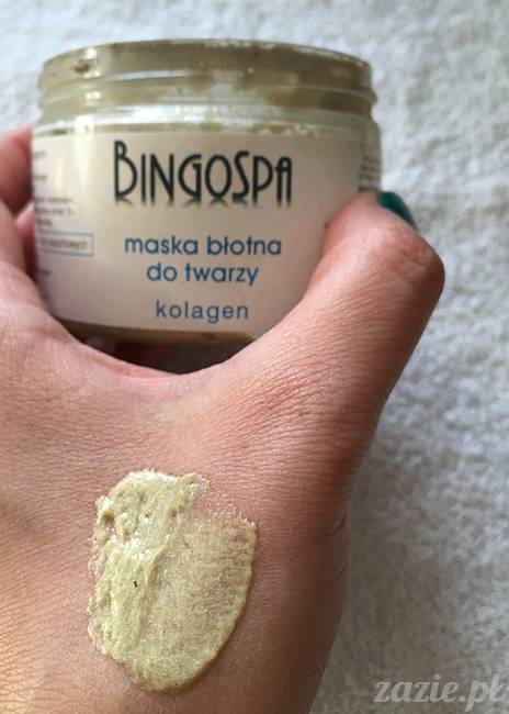 blog kosmetyczny, recenzje i testy kosmetyków, opinie o kosmetykach, leczenie trądziku, cera tłusta, cera problematyczna z niedoskonałościami, Bingo Spa, Maska błotna do twarzy z kolagenem