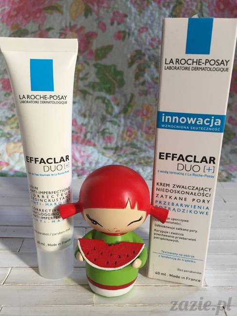 blog kosmetyczny, recenzje i testy kosmetyków, opinie o kosmetykach, leczenie trądziku, cera tłusta, cera problematyczna z niedoskonałościami, La Roche Posay, Effaclar Duo [+] Plus