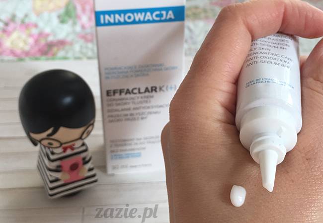 blog kosmetyczny, recenzje i testy kosmetyków, opinie o kosmetykach, leczenie trądziku, cera tłusta, cera problematyczna z niedoskonałościami, La Roche Posay, Effaclar (+) plus. Odnawiający krem do skóry tłustej