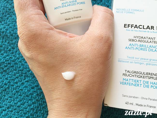 blog kosmetyczny, recenzje i testy kosmetyków, opinie o kosmetykach, leczenie trądziku, cera tłusta, cera problematyczna z niedoskonałościami, La Roche Posay, Effaclar Mat, Sebo regulujący krem nawilżający