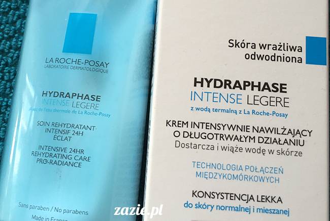 blog kosmetyczny, recenzje i testy kosmetyków, opinie o kosmetykach, leczenie trądziku, cera tłusta, cera problematyczna z niedoskonałościami, La Roche Posay, Hydraphase Intense Legere, Krem intensywnie nawilżający o długotrwałym działaniu