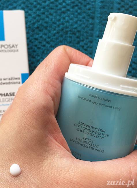 blog kosmetyczny, recenzje i testy kosmetyków, opinie o kosmetykach, leczenie trądziku, cera tłusta, cera problematyczna z niedoskonałościami, La Roche Posay, Hydraphase Intense Legere, Krem intensywnie nawilżający o długotrwałym działaniu