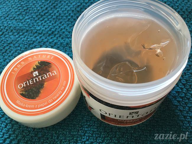 blog kosmetyczny, recenzje i testy kosmetyków, opinie o kosmetykach, leczenie trądziku, cera tłusta, cera problematyczna z niedoskonałościami, maska krem z papai do twarzy na noc