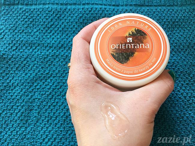 blog kosmetyczny, recenzje i testy kosmetyków, opinie o kosmetykach, leczenie trądziku, cera tłusta, cera problematyczna z niedoskonałościami, maska krem z papai do twarzy na noc