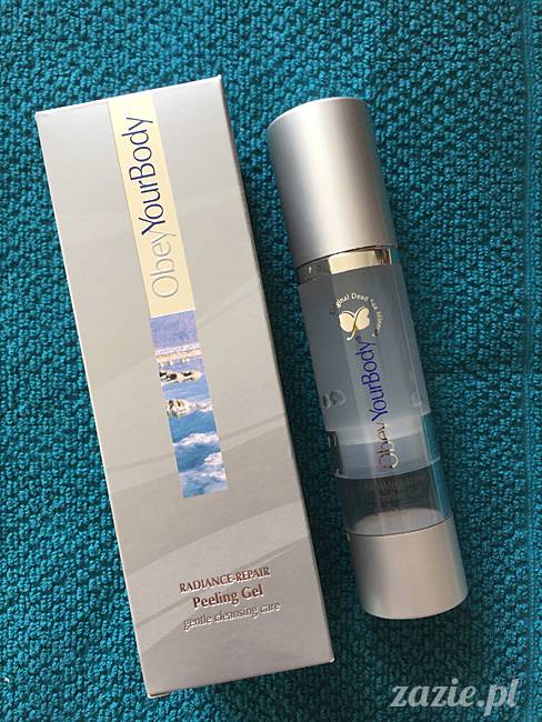 blog kosmetyczny, recenzje i testy kosmetyków, opinie o kosmetykach, leczenie trądziku, cera tłusta, cera problematyczna z niedoskonałościami, Obey Your Body, Radiance-Repair Peeling Gel peeling enzymatyczny